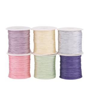 Wholesale Nylon Suede Craft Thread for Beading Jade Nylon Thread Singal Color or Rainbow Color from china suppliers