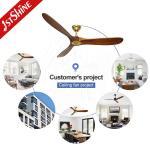 DC Motor Power Saving 3 Blade Ceiling Fan No Light 6 Speed Choice