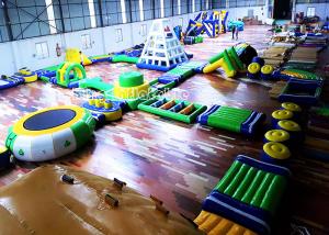 Wholesale Great Fun Inflatable Water Park For Open Water Plato 0.9mm PVC Tarpaulin from china suppliers