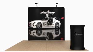 Wholesale Easily Carry Fabric Wall Aluminum Tension Fabric Displays Vivid Color Print from china suppliers