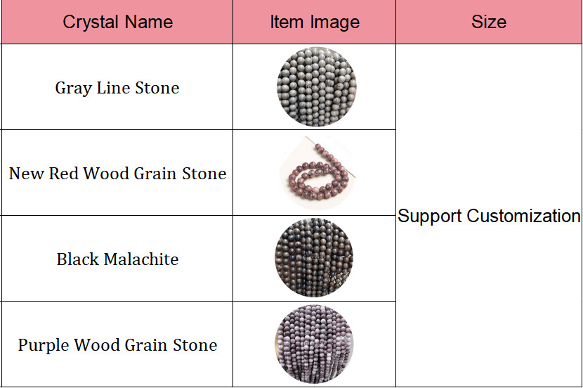 Loose Round Purple Wood Grain Stone Natural Loose Gemstone Stone Beads For Jewelry Making