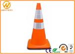 36 Inch Traffic Cones with Orange Red Reflective Tape Injection Mould PVC