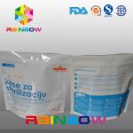 Reusable Microwave Sterilizer Plastic Pouches Packaging Bags , Standing Up Pouch