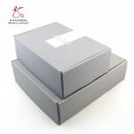 Matte Corrugated Cardboard Box Warm Grey Garment Packaging Box