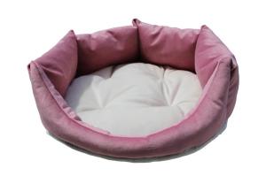Wholesale French Bulldog Puppy Calming Pet Bed With Removable Cover Hypoallergenic Fiberfill from china suppliers