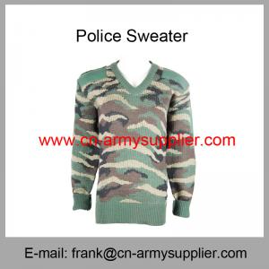 Wholesale Wholesale Cheap China Military Wool Acrylic Polyester Army Camo Police Jumper from china suppliers