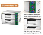 Electric Commercial Bakery Kitchen Equipment with Inner Size 400*400*150mm