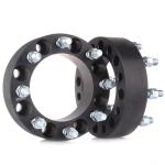 6061 T6 2" Black Car Wheel Spacers 8 Lug Adapter For Ford F250-F350 99-19