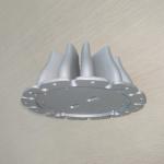 Aluminum Flat Heat Sink Heat Spreader Energy Efficient For Semiconductors
