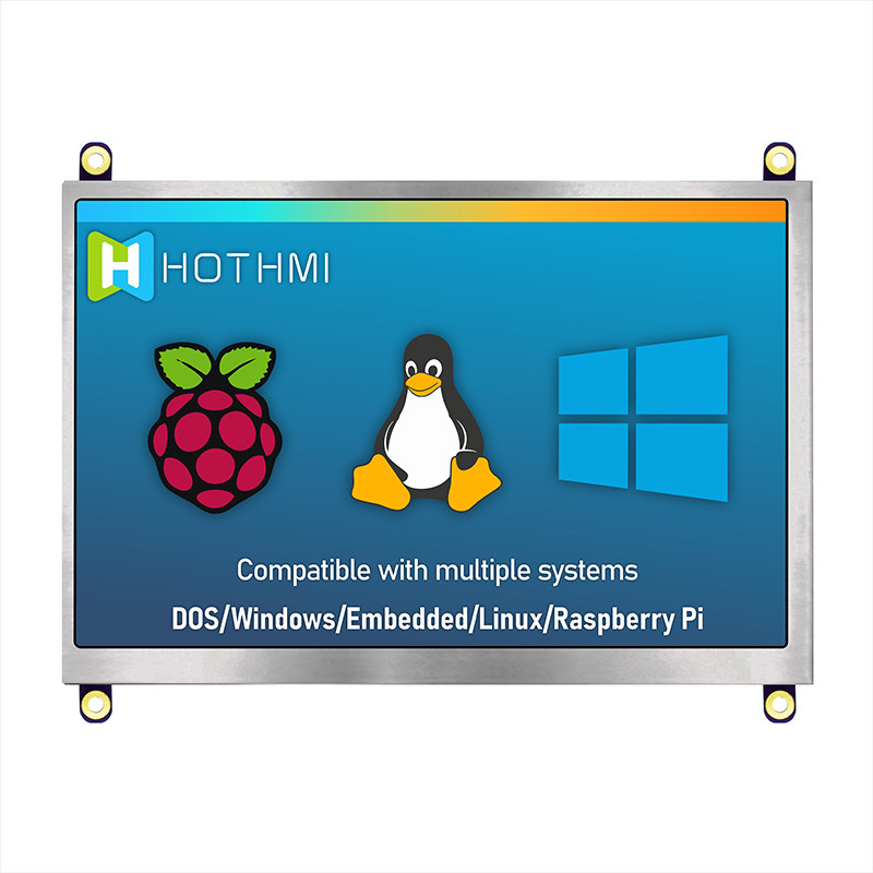 22 Pin 1024x600 LCD 7 Inch HI , Multipurpose TFT IPS Display HTM-TFT070A07-HI