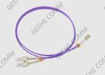 100 Gig LC-SC Duplex 50/125 OM4 Fiber Optic Patch Leads Multi Mode