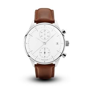 Wholesale Quartz 316L Silver Stainless Steel Watch 3 Bar With Date / 40x11mm Size from china suppliers