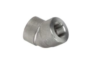 Wholesale BSPP Threaded Forged Pipe Fittings A182 F11 Class 3000 45 Degree Elbow CE from china suppliers