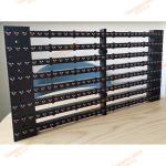P15 31 12000cd/2 LED Mesh Flexible Curtain Screen Outdoor LED See Through DIP346