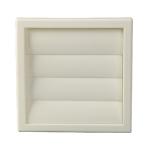 White 100/125/150mm Ventilation Plastic Eggcrate Grille for Wall Fan Installatio