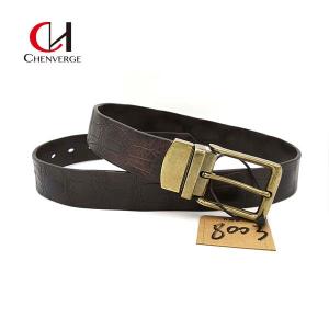 Wholesale Cowhide Genuine Brown Leather Belt Womens Width 34mm Practical from china suppliers