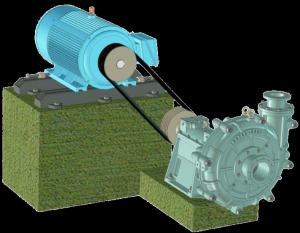 Wholesale Non Clogging 590r/Min Centrifugal Slurry Pump Non Clogging 350ZBD-850 from china suppliers