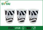 8oz Customised Printed Double Wall Paper Cups / Biodegradable Disposable