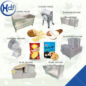 China 100-300Kg/H Kfc Snack Potato French Fries Making Machine Frozen Finger Potato Chips Product Line To Buy Good Invest Project on sale