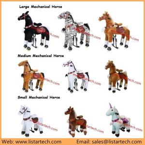 Wholesale Adult &amp; Kids Plush Ride on Horse Toys, Small Medium Large Sizes for Choice from china suppliers