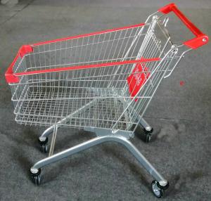 Wholesale Strong Frame Folding Shopping Cart , Shopping Trolley Cart 5 Inch Caster Size from china suppliers