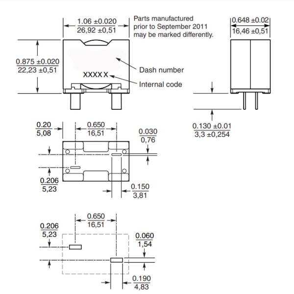 SMD Common Mode Choke Compact size Current rating up to 7 A PM3700-10-RC