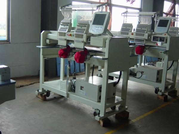 Two Heads Cap Embroidery Machine , Large Embroidery Machine ( Ready Made Garment