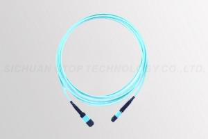Wholesale OM3 OM4 Fiber Push On Female to Male , MPO Fiber Optic Pigtail 12 to144 Core from china suppliers