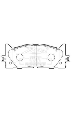 Toyota Camry 2.0L/2.4L Ceramic Toyota Camry Front Brakes Replacement D1293/D1222