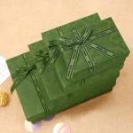 Green Lid And Base Box Rigid Cardboard Carton Box Gift Packaging Paper Boxes