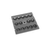 IP65 IP66 IP67 LED Light Lenses , 14in1 60 Degree 50x50mm Multi Lenses Array