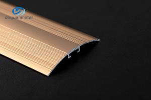 Wholesale T6 Aluminium Flooring Profiles Threshold Strip Transition Trim Laminate Carpet For Hotal Decoration from china suppliers