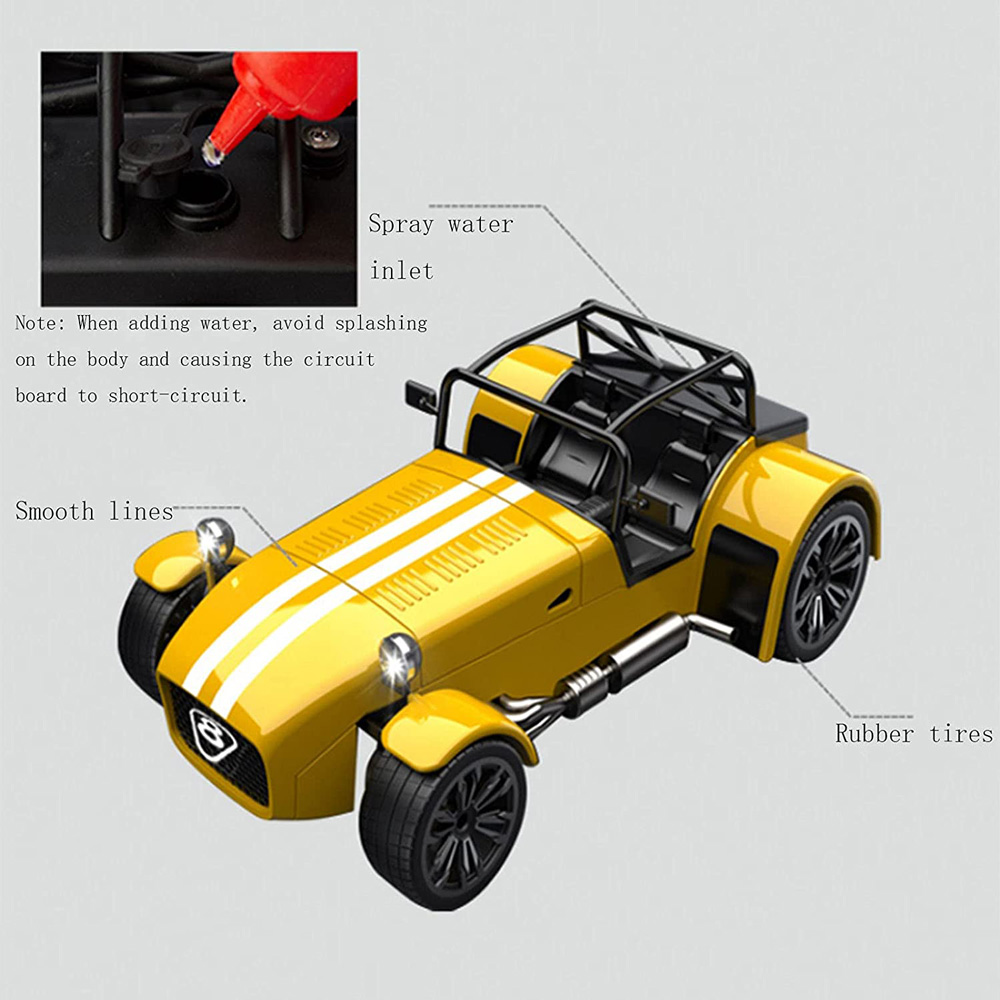 Simulation 4WD RC Cars Boy Toy speed Racing Car Charging Spray Alloy Remote Control Car