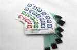 Waterproof LED Metal Dome Membrane Switch With Double Side Tape / Rubber Keys