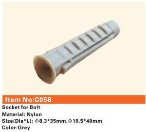 Wholesale C058 Furniture connecting fittings:socket for bolt from china suppliers