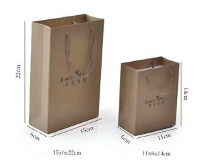 Wholesale High Brightly Jewelry Gift Bags HS Code 4819300000 Made From Kraft Paper from china suppliers