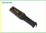 ABS Rubber Portable Metal Detector , IP55 Waterproof Security Guard Metal