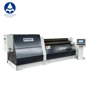 China CNC Hydraulic 4 Roller Bending Machine With Removable Side Rollers PLC Control 11Kw on sale