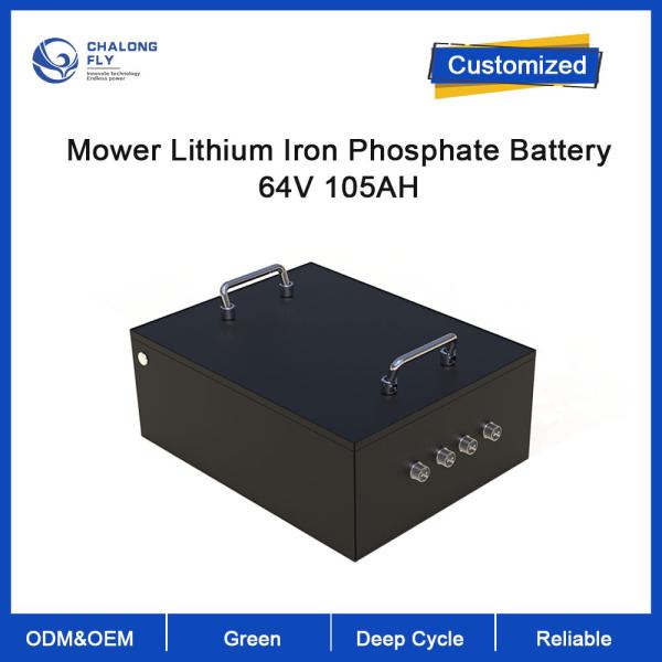 CLF OEM ODM 64V 100ah 105Ah Electric Mower Small Lithium Iron Battery Packs Tea