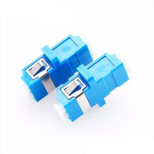 Wholesale Blue Color Fiber Optic Connector Adapters Multi Mode With Ears Welded Type from china suppliers