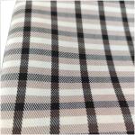 Plaid Style Twill Fabric 100% Polyester Twill Fabric for Medium Weight Suit and