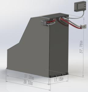 Wholesale 96V 460Ah Lithium Iron Phosphate Battery For Special-Shaped Forklift from china suppliers