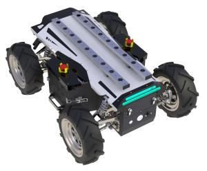 Wholesale Wireless Control Rlsdp 2.0 Ip65 4 Wheel Robot Chassis from china suppliers