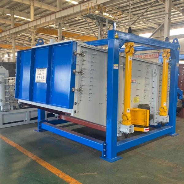 Sand Powder Gyratory Sifter Machine Square Vibrating Screen Sieve 1000*3000mm