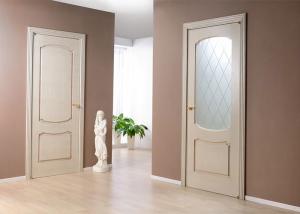 Wholesale MDF Painting Surface Single Swing Door , Customized Size Interior Wood Doors from china suppliers