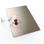 Bronze Acid Etched Double-Coated Silver Glass Mirror Sheet Ideal for Bathroom