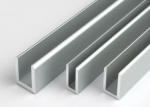 U Shape Aluminum Extrusion Profile Powder Painted Industrial Construction