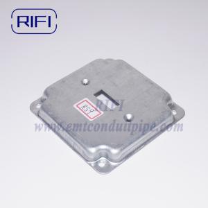 Wholesale RS9 Raised Steel Cover Galvanized Electrical Conduit Box Cover For EMT Junction Boxes from china suppliers