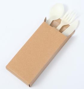 Wholesale 100 % Biodegradable Disposable Cutlery , Cornstarch Cutlery In Box Packaging-4 from china suppliers