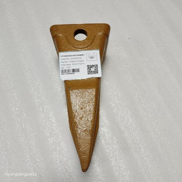 Excavator Parts Bucket Tooth 61N8-31310BG For R290LC7 R290LC7A R300LC7 R305LC7